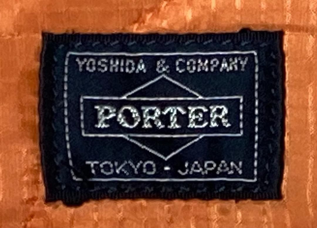 PORTER GOOD OL’ Collaboration Reversible Sacoche Bag (Orange & Black)