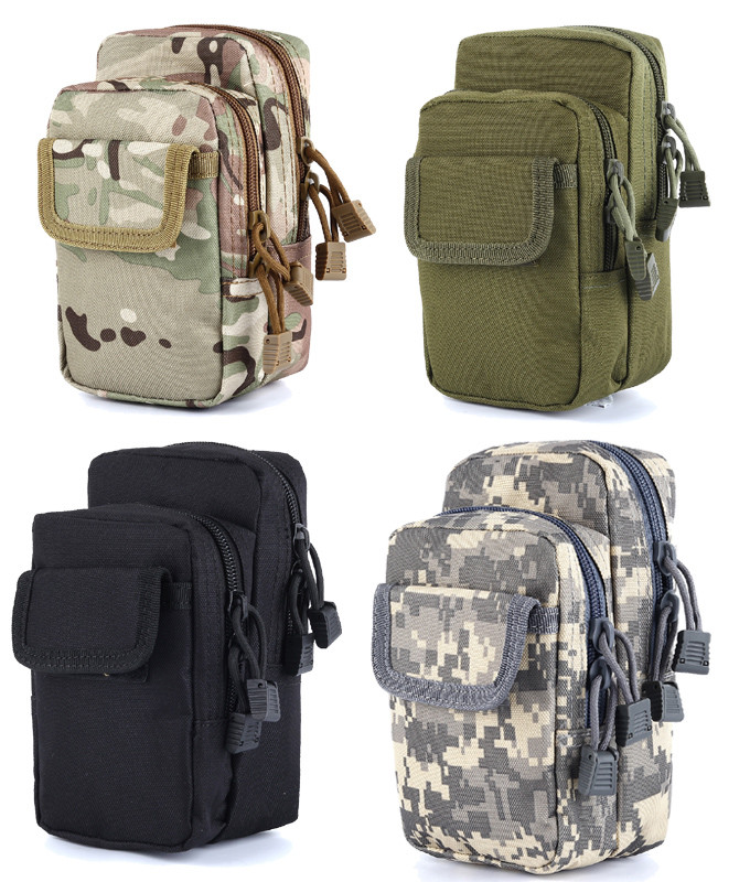 Outdoor Military Molle Pouch Belt Pack Bag Tactical Waterproof Waist Pocket