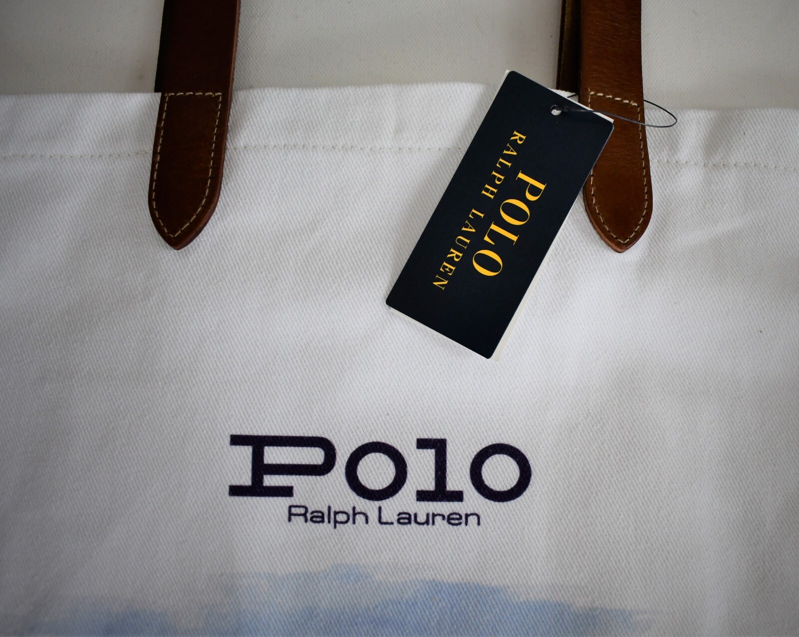 New POLO RALPH LAUREN EQUESTRIAN-Print COTTON Twill SHOPPER TOTE Book Bag