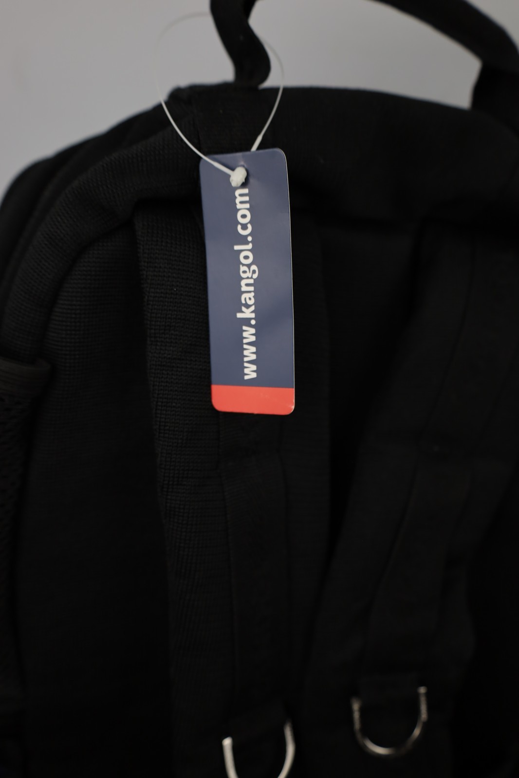 Y2K Kangol Tropic Black Back Pack Buckle Large Capacity NWT