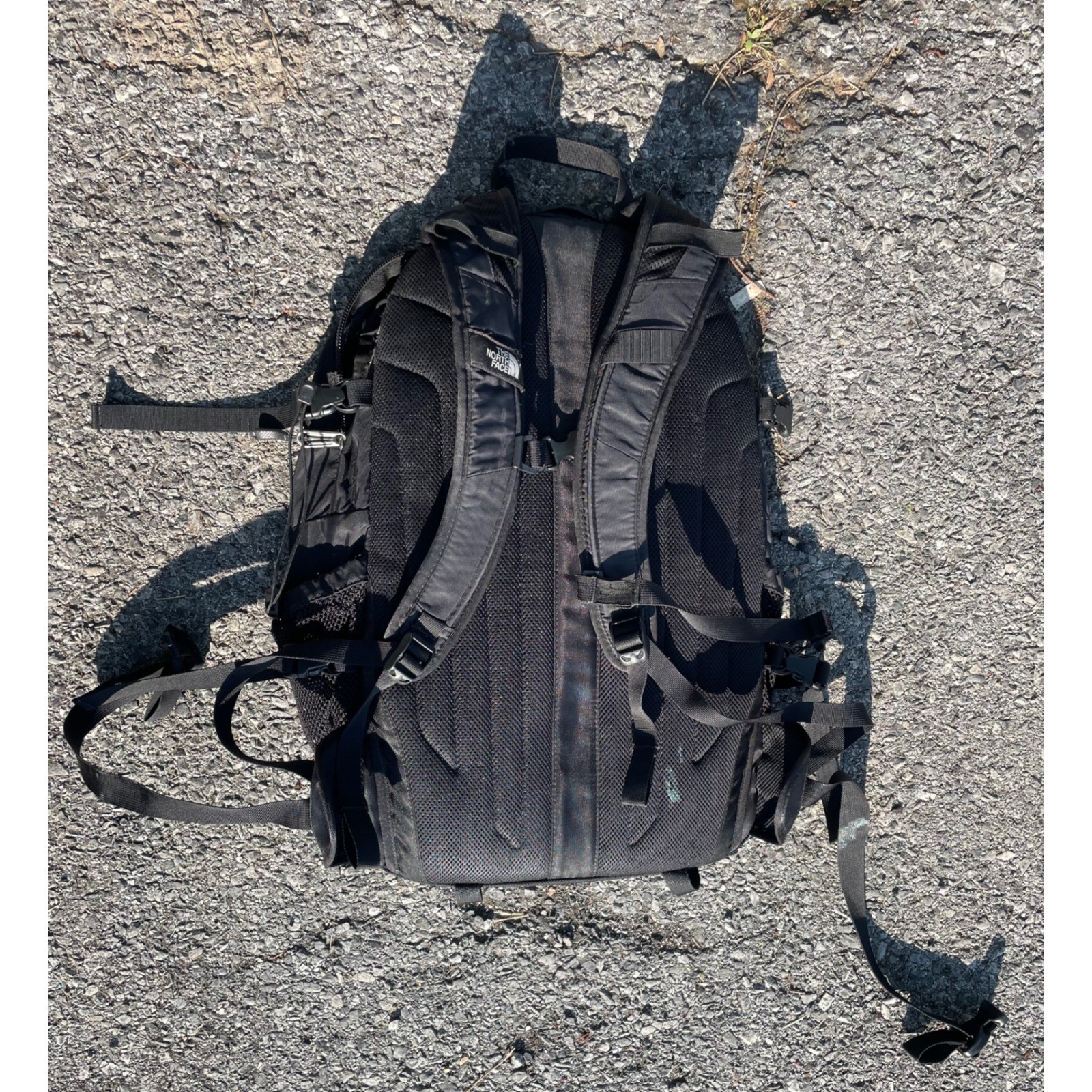 The North Face Big Shot Backpack Black Hiking Travel Laptop Bag Mens