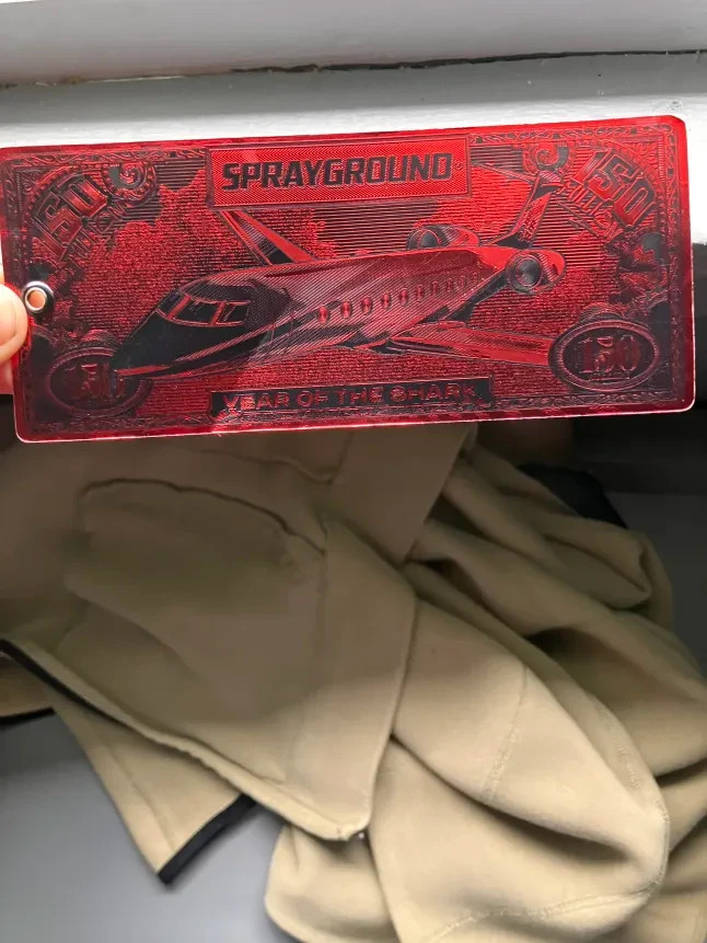 Sprayground Backpack Tags $150,000,000 Golden Bill