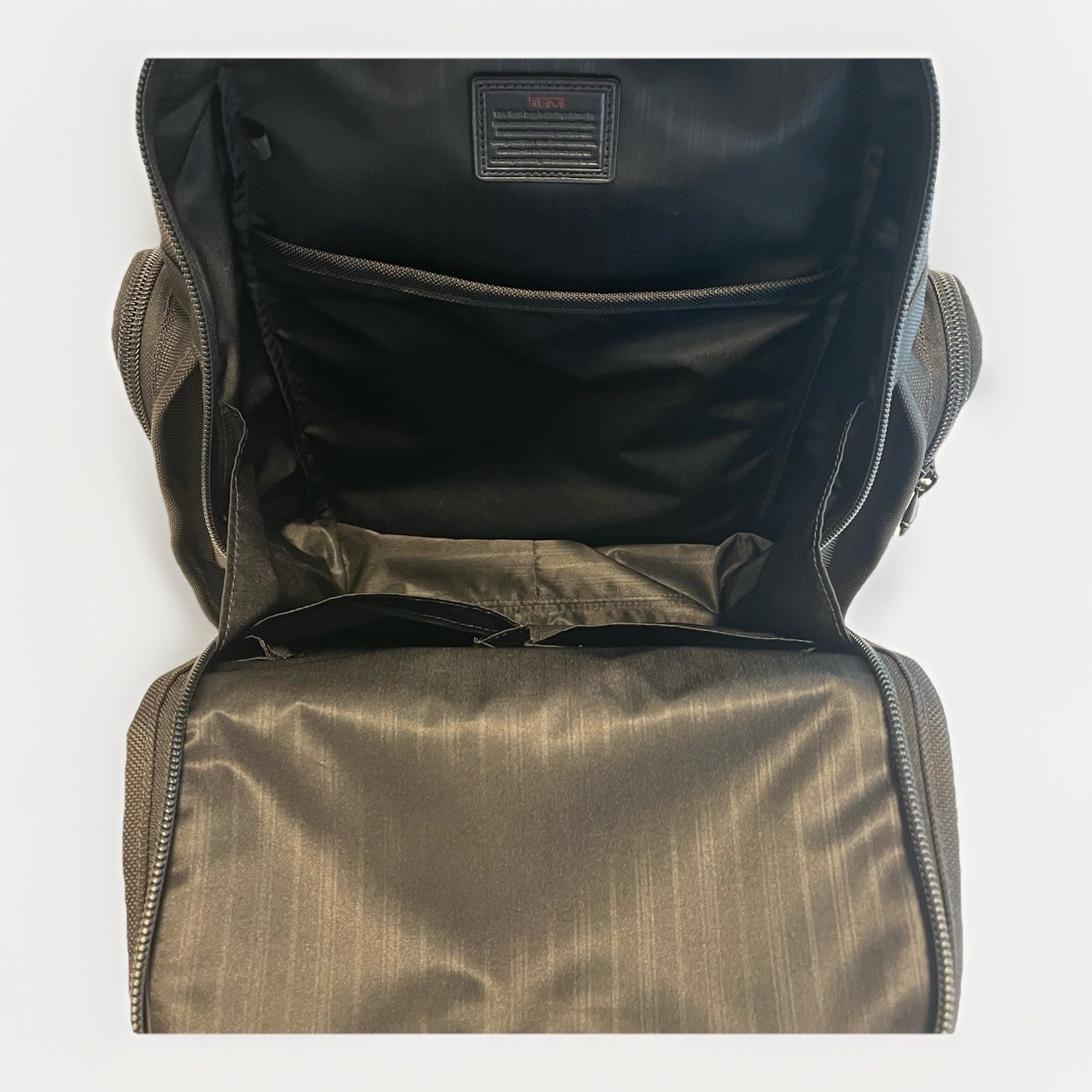 TUMI Alpha Bravo ALPHA 3 Brief Pack Backpack Black Ballistic Nylon Travel Bag