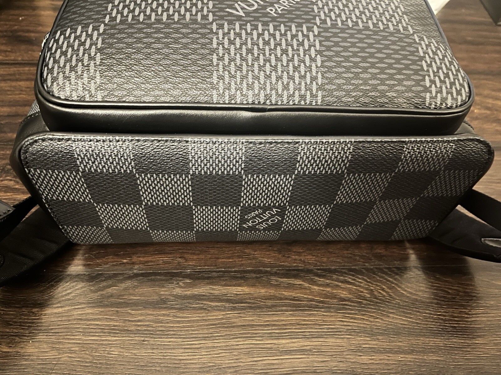 Louis Vuitton Campus Backpack Limited Edition Damier Graphite 3D Black N50009