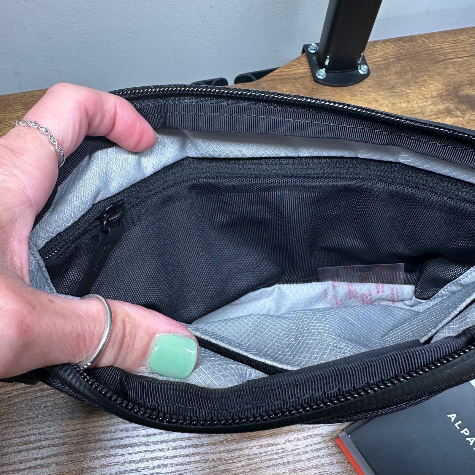 Alpaka Flight Sling Pro 2.5L Black Axoflux Ripstop Nylon Travel Bag Carry All