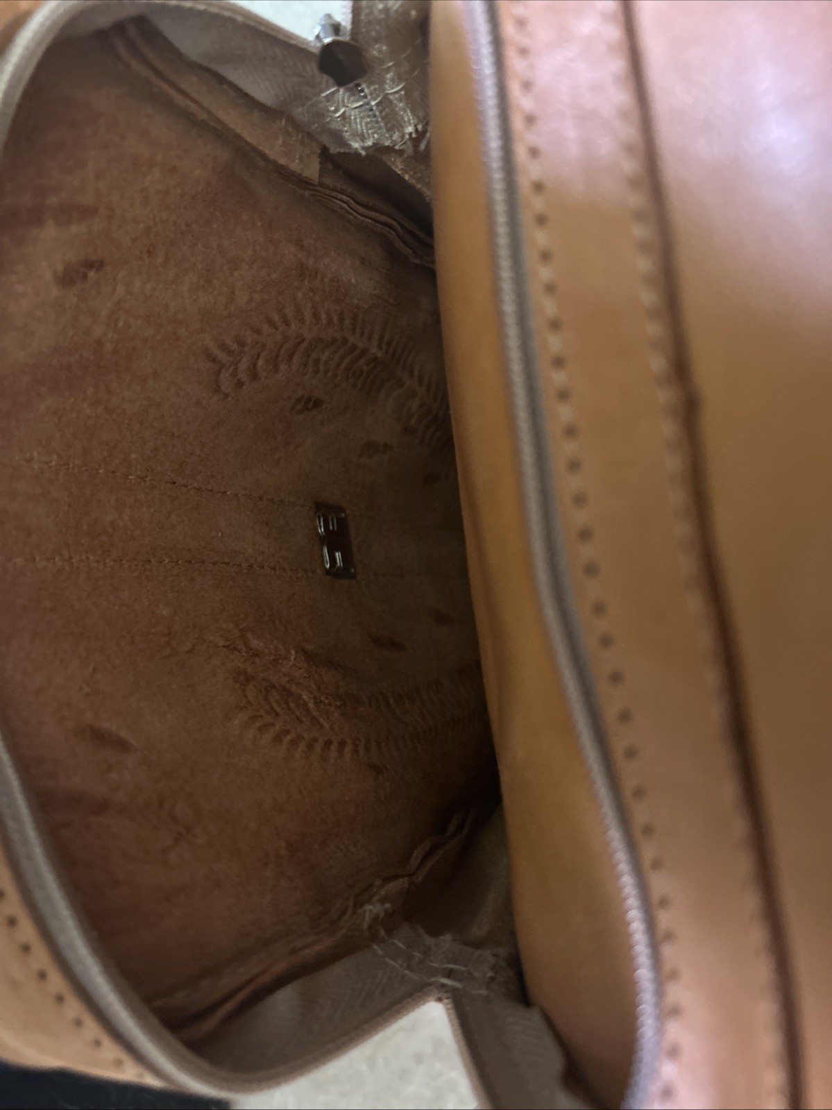 Force Ten West Genuine Leather Bag Authentic Hand stamped Design Handmade