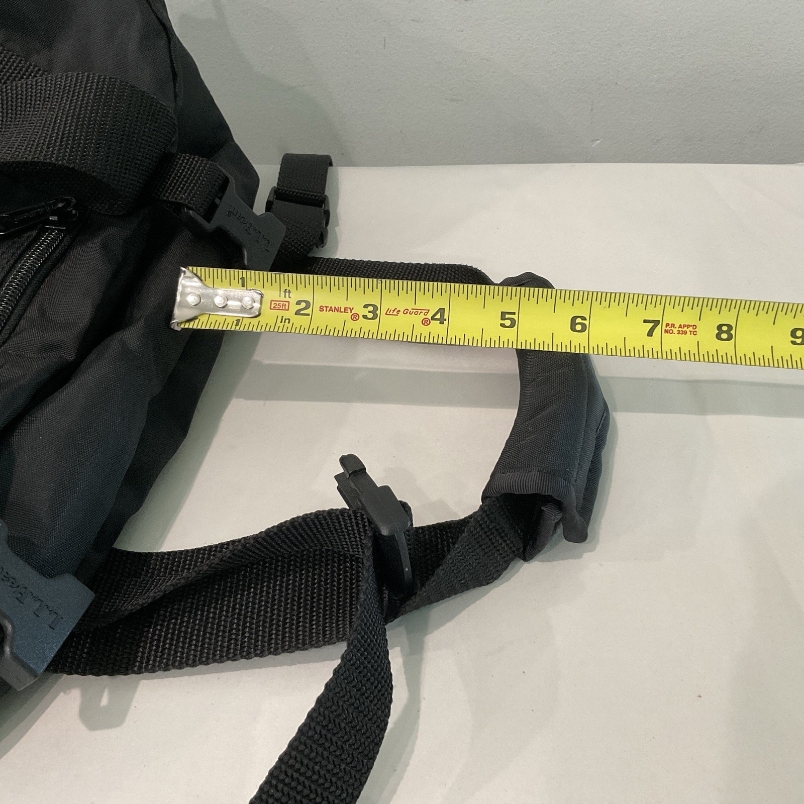 L.L. BEAN – ON221 Black Carry On Duffle Bag Handles / “No Shoulder Strap”