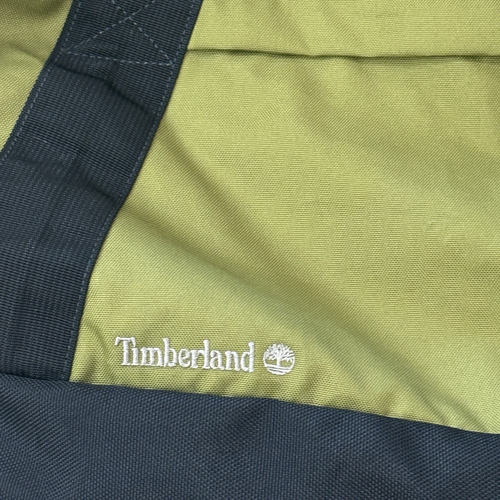 Timberland Olive green and black duffel bag 16x12x10 Inch
