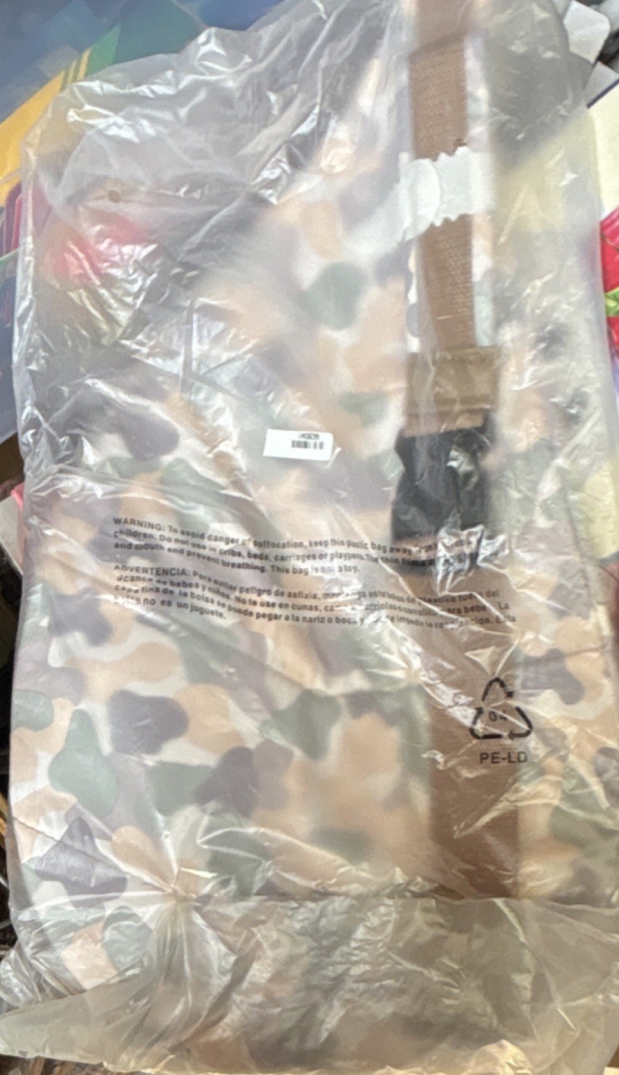Camouflage Pattern Messenger Bag for Men or women with Adjustable Shoulder Strap