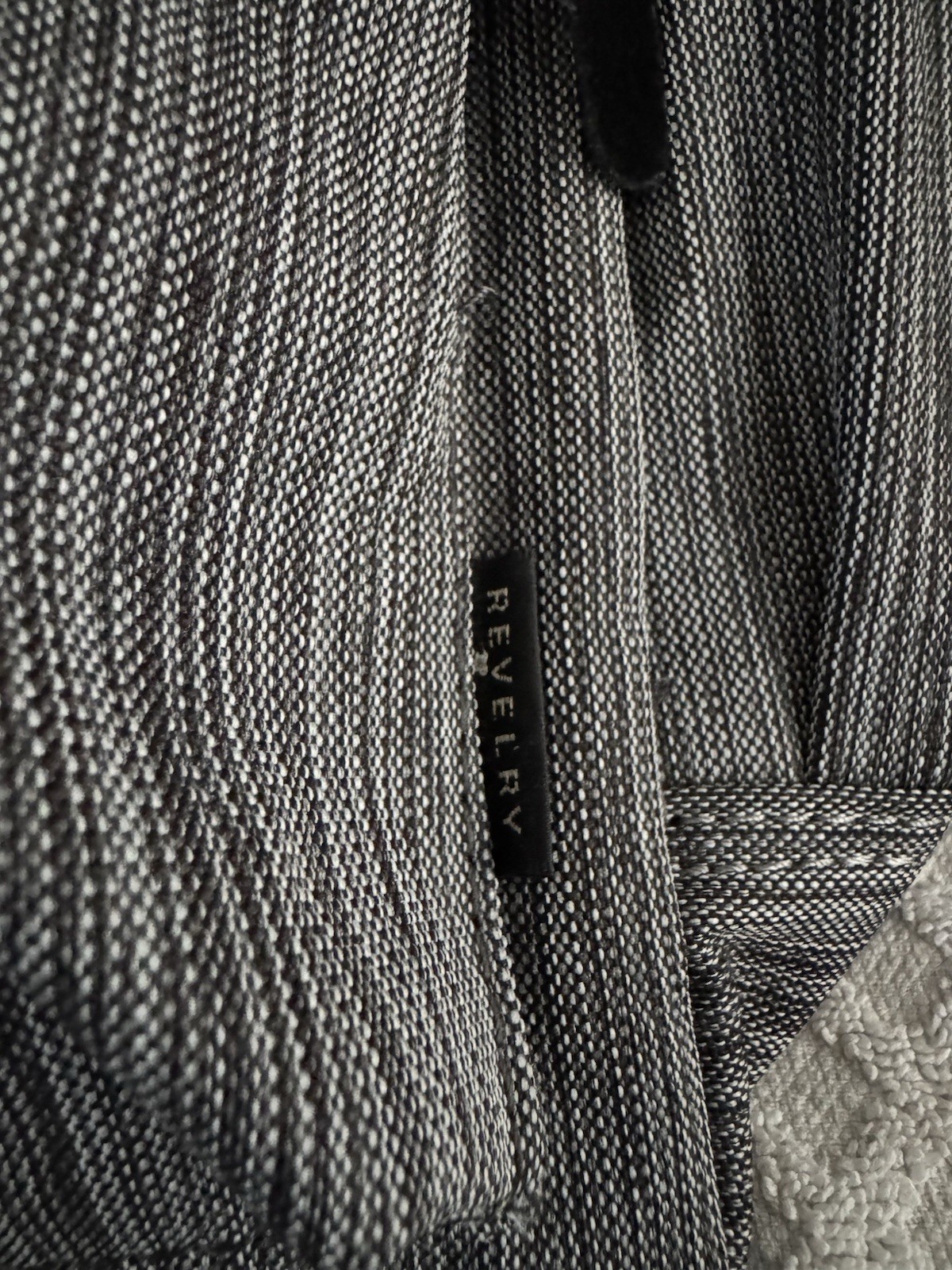 Revelry Drifter Smell Proof Rolltop 23L Backpack Striped Dark Grey Weedmaps NEW
