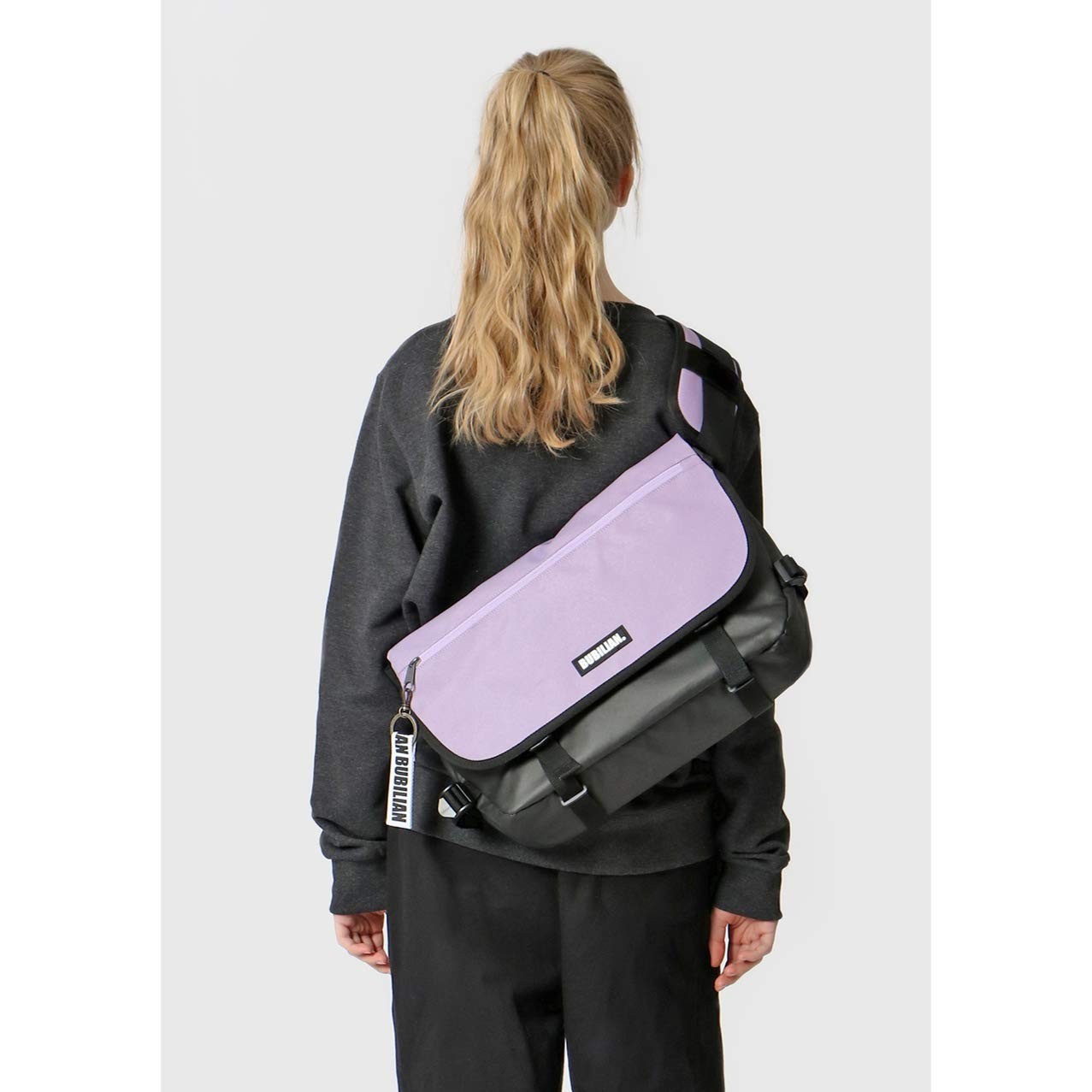 BUBILIAN HALF Messenger Bag | 15 Laptop Pocket School & Travel Bag Made in Korea