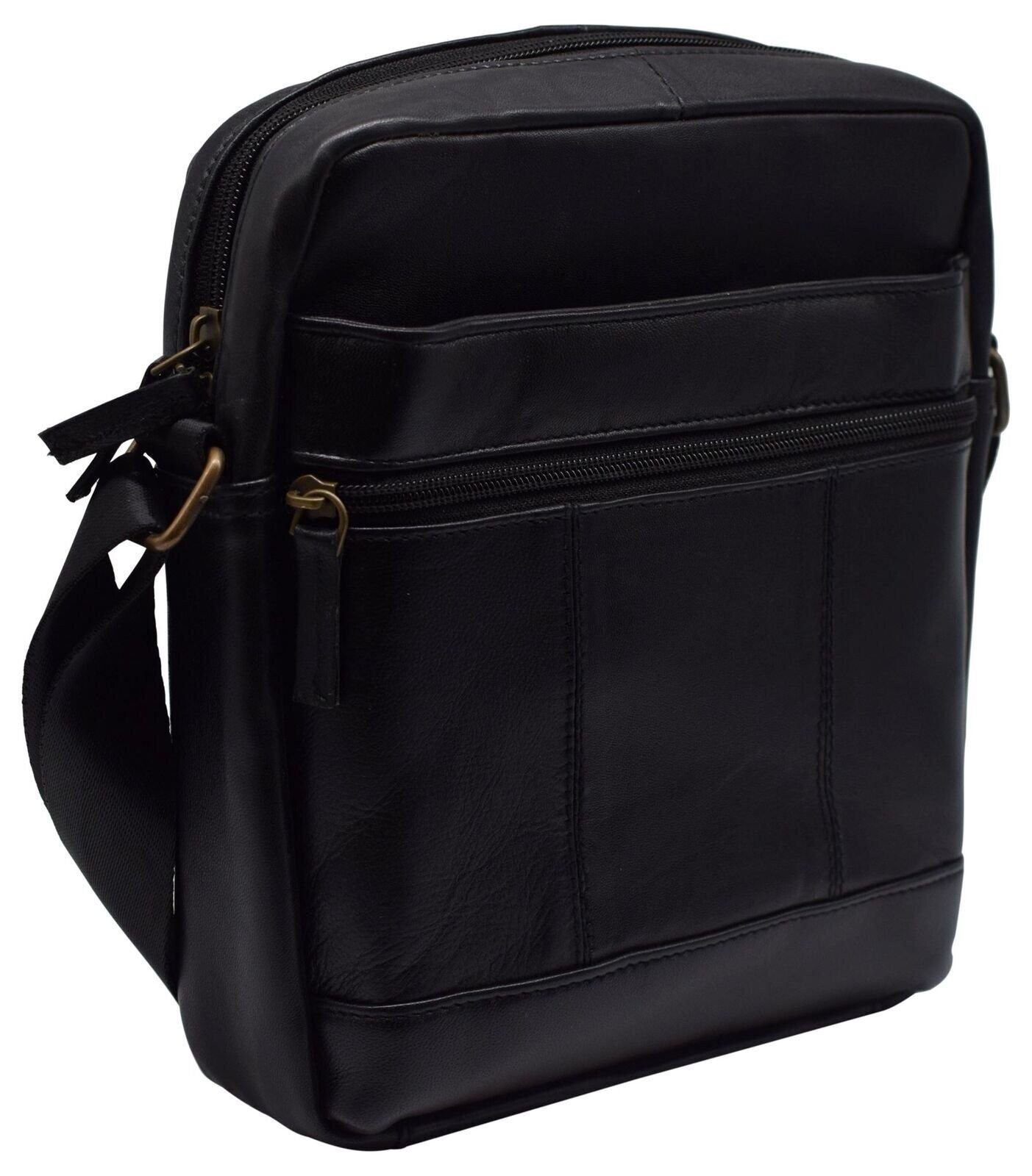 Genuine Leather Man Purse Shoulder Bag Small Mens Crossbody Messenger Bags for W