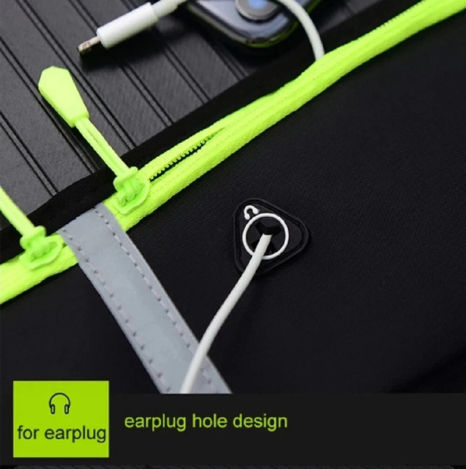 Adjustable Running Belt Water Resistant Waist Pack Fanny Bag Unisex Phone Pouch
