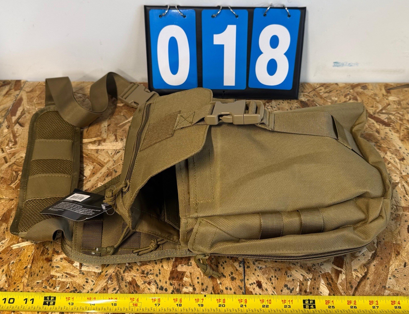 Tactical Bag Push Pack Coyote Brown NEW