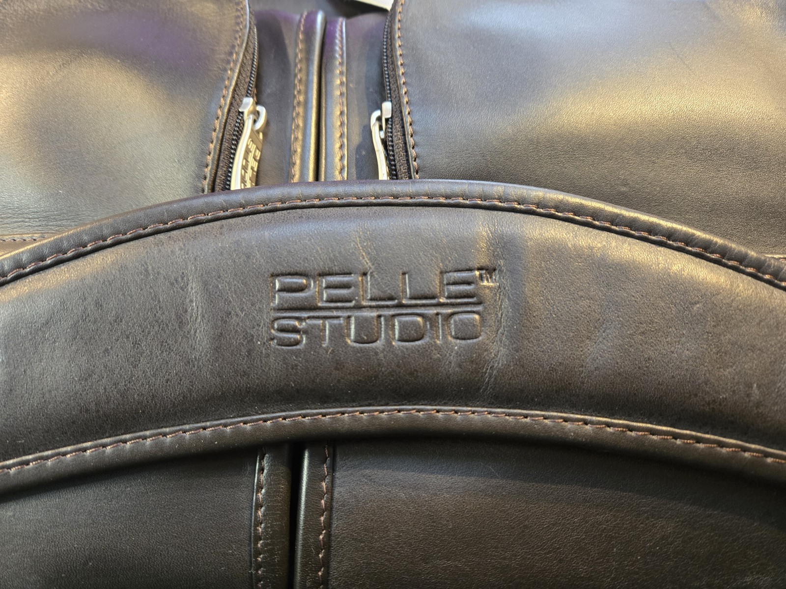 WILSONS LEATHER bag NEW with tags Brown Pelle Studio Laptop Briefcase
