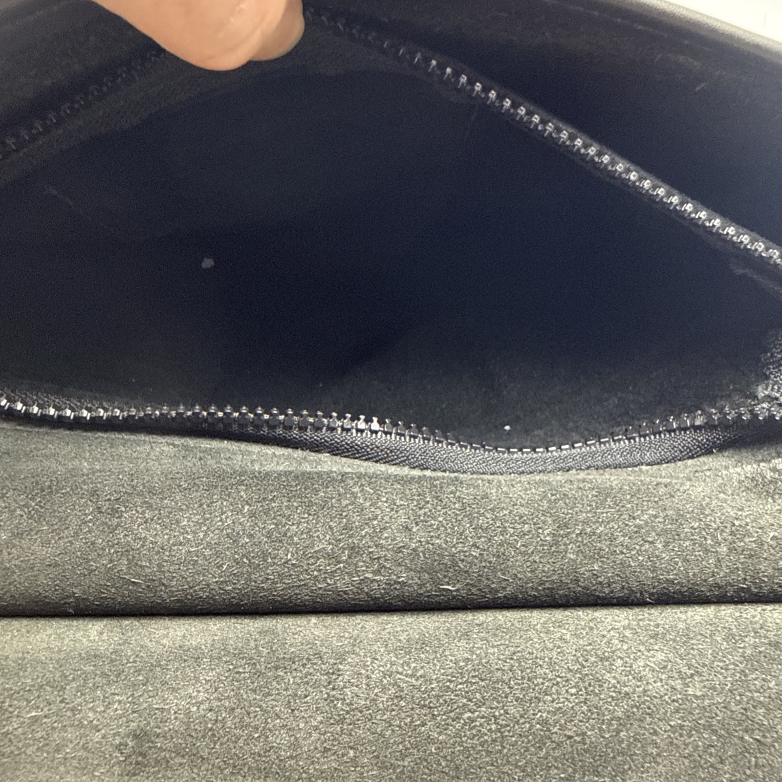 Jack Georges University Executive Black Leather Briefcase Messenger Bag Made USA