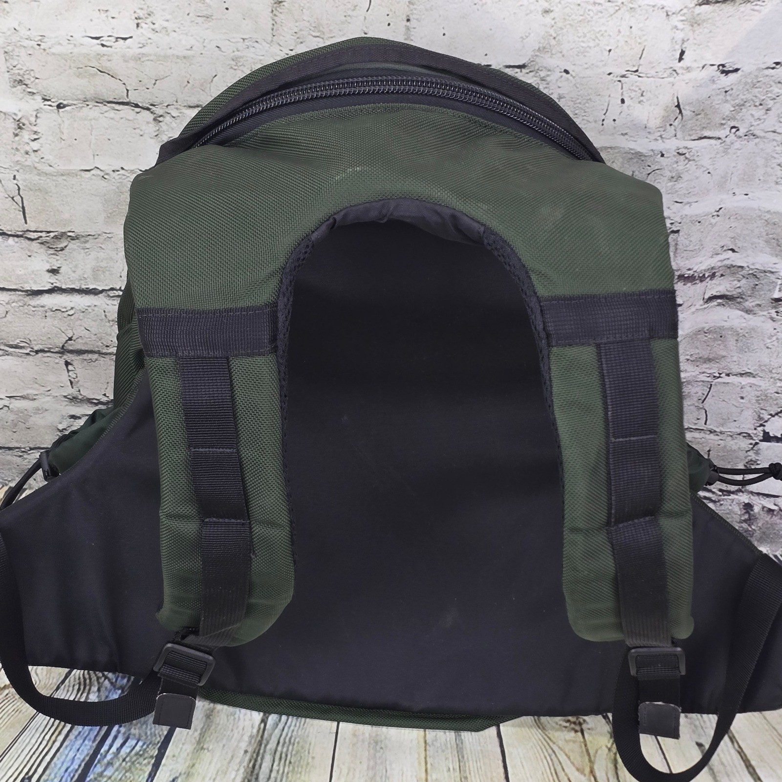 Abercrombie & Fitch A-10 Backpack Green Tactical Utility Nylon Gorpcore Hiking