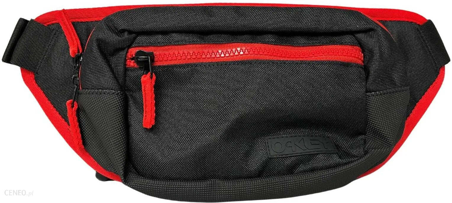 [FOS900851-009] MENS OAKLEY TRANSIT BELT BAG – BLACK/RED