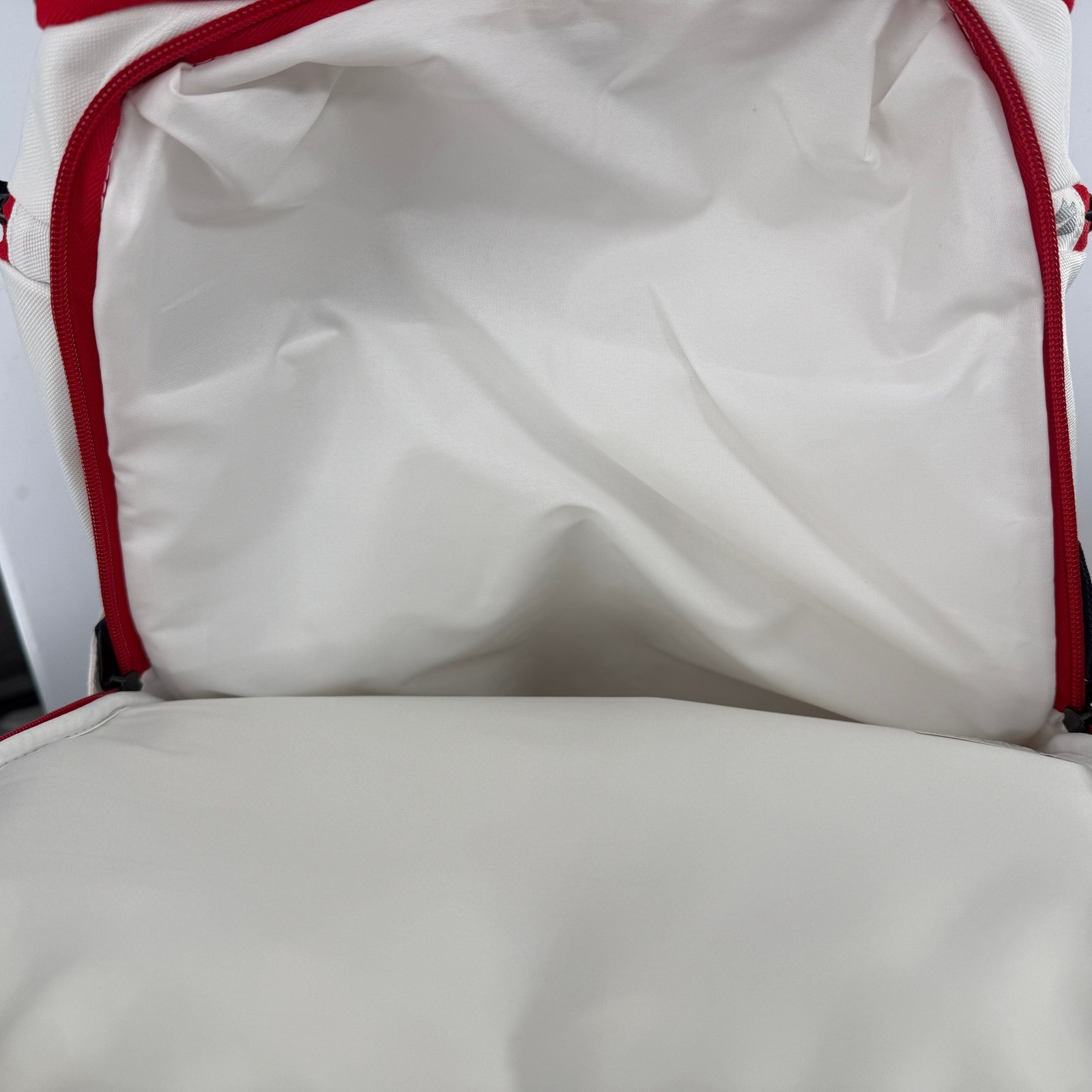 Nike Hoops Elite Pro Backpack Mens White Red BA5554 Basketball Bag