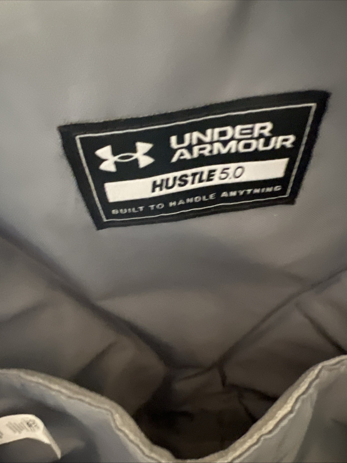 UA Hustle 6.0 Team Backpack by Under Armour Midnight Navy