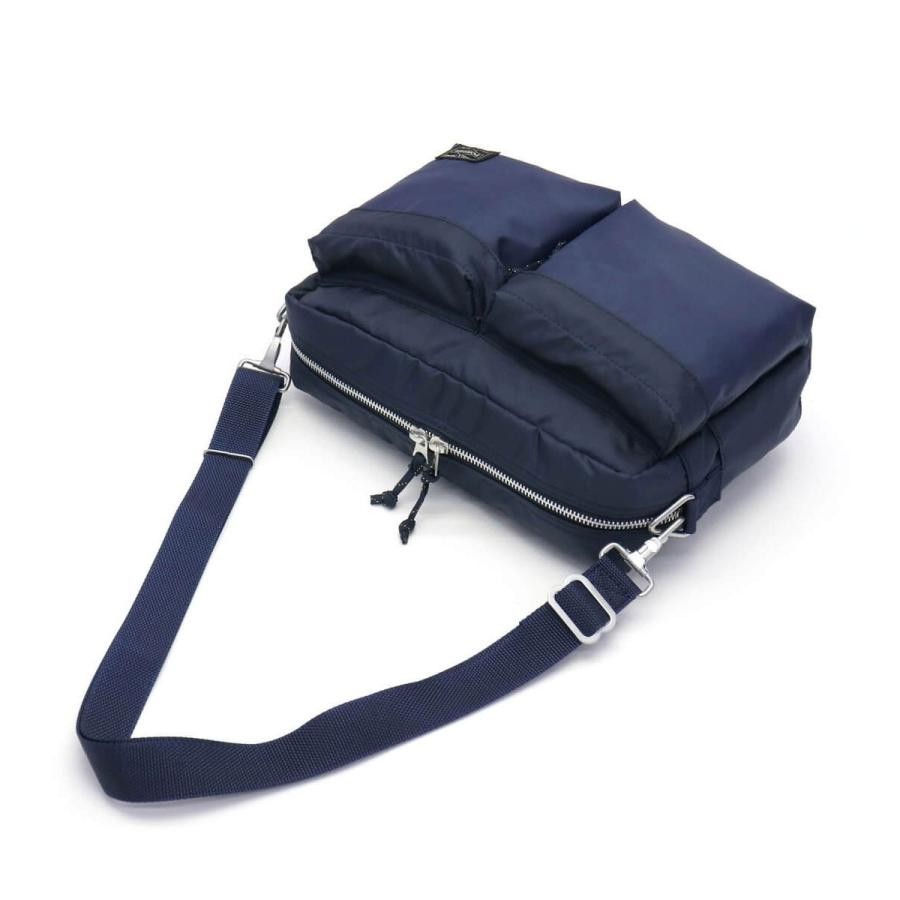 PORTER YOSHIDA FORCE SHOULDER BAG S 855-05457 Color Black/Olive Drab/Navy New
