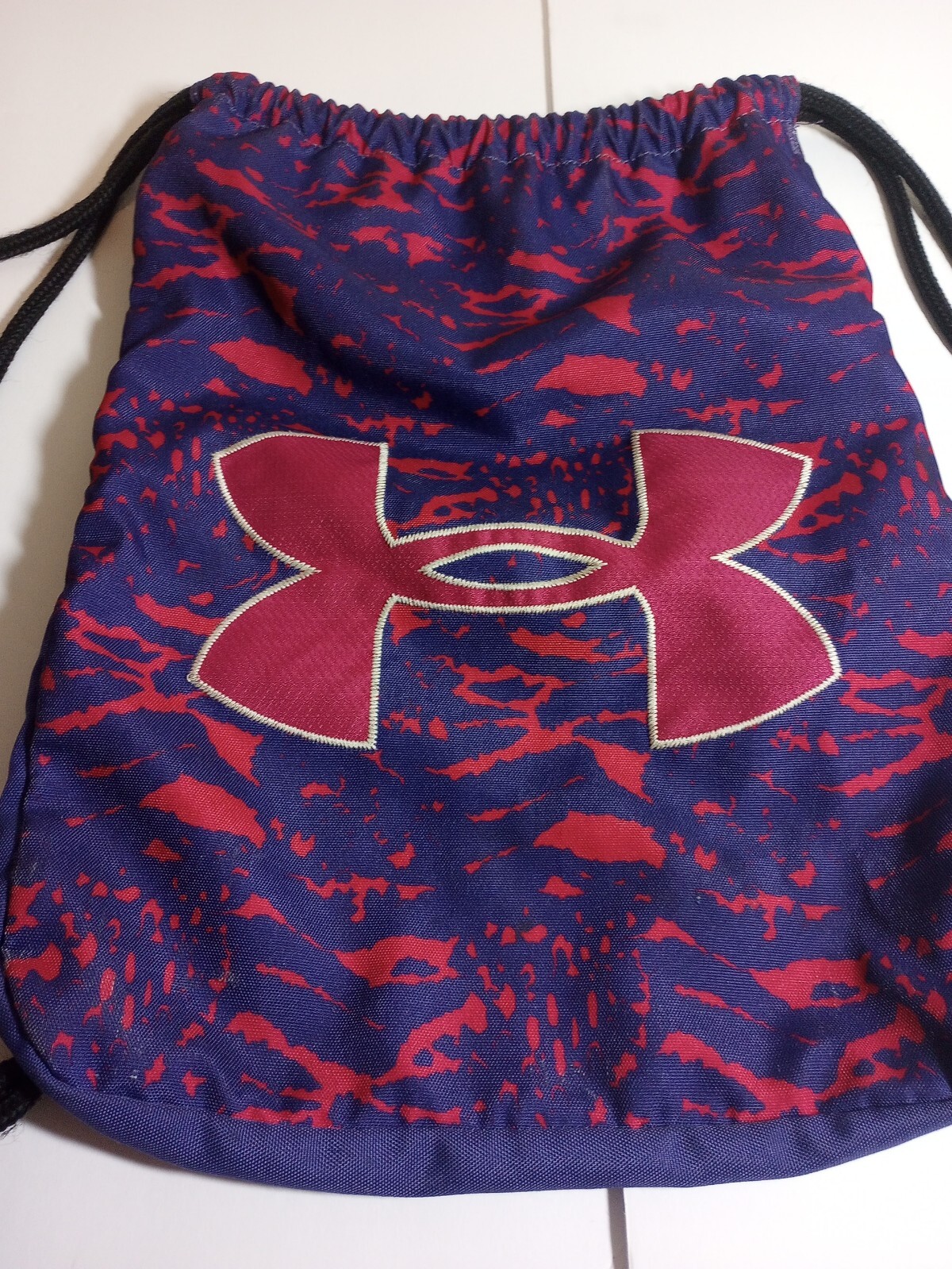 Unisex Under Armour 100% polyester Sackpack Backpack Purple 💜 Gym Bag