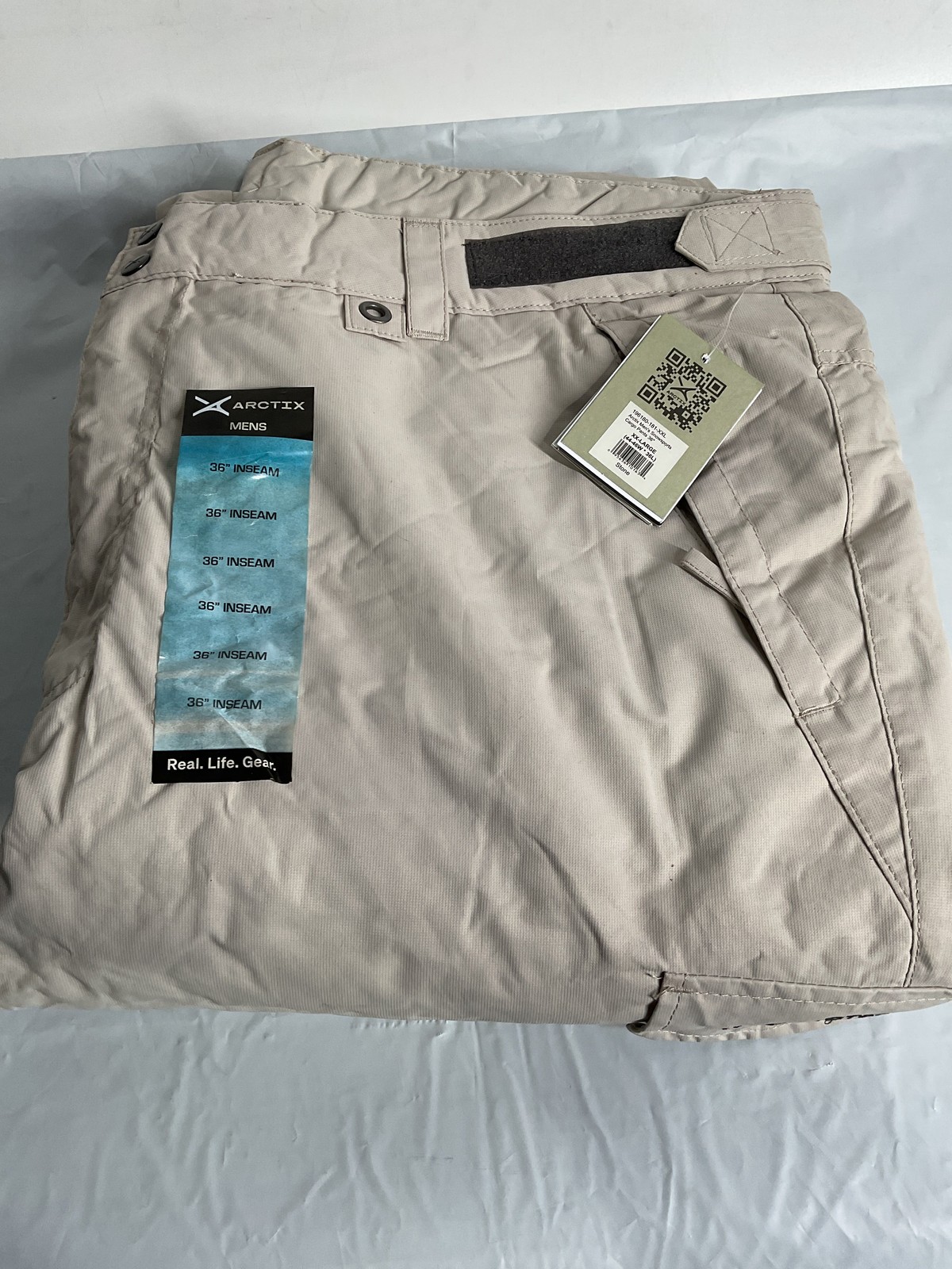 Arctix Men’s Insulated Snowsports Cargo Pant Stone XX Large 36 Inseam U5