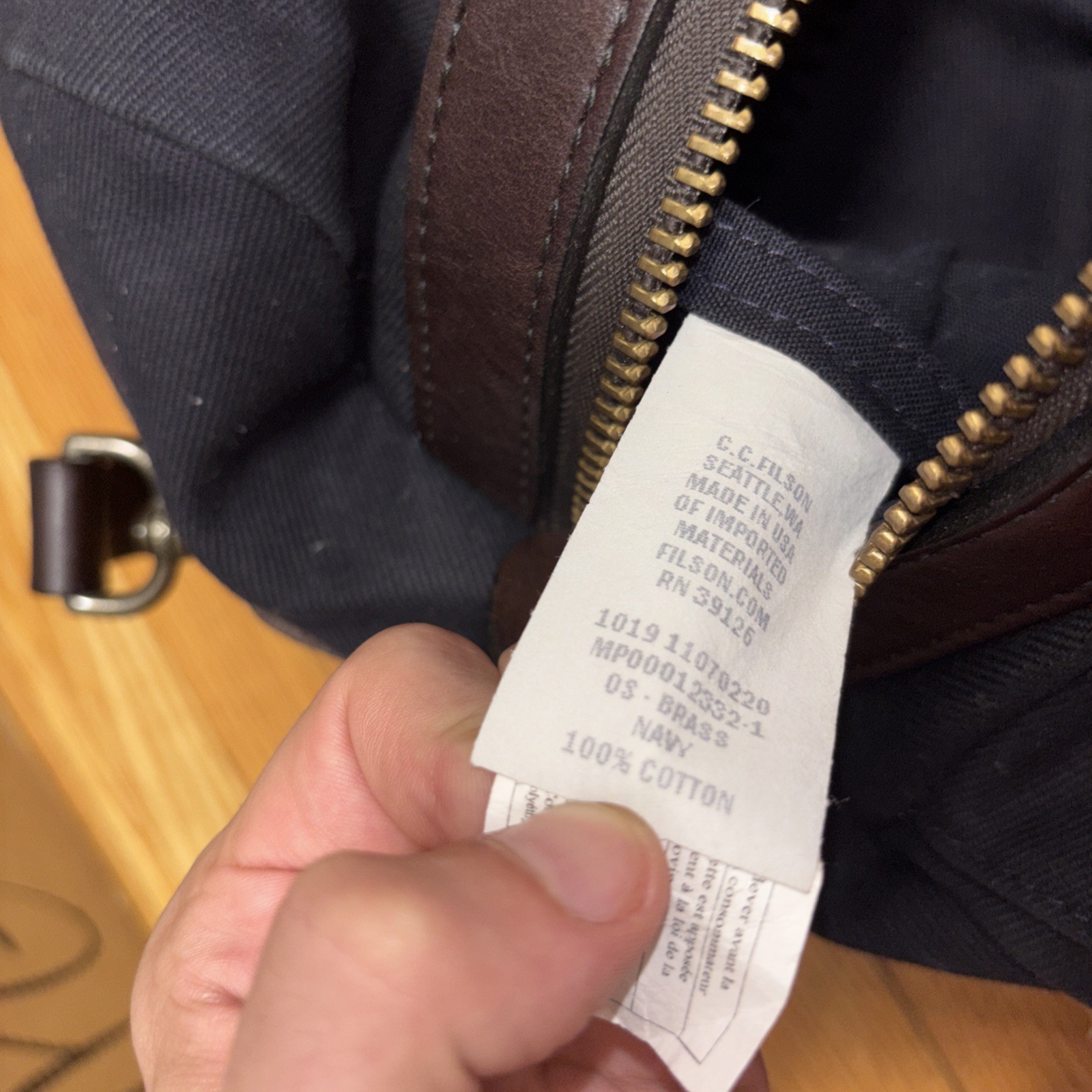 Filson Rugged Twill Duffle Bag | Small (33L) | Navy