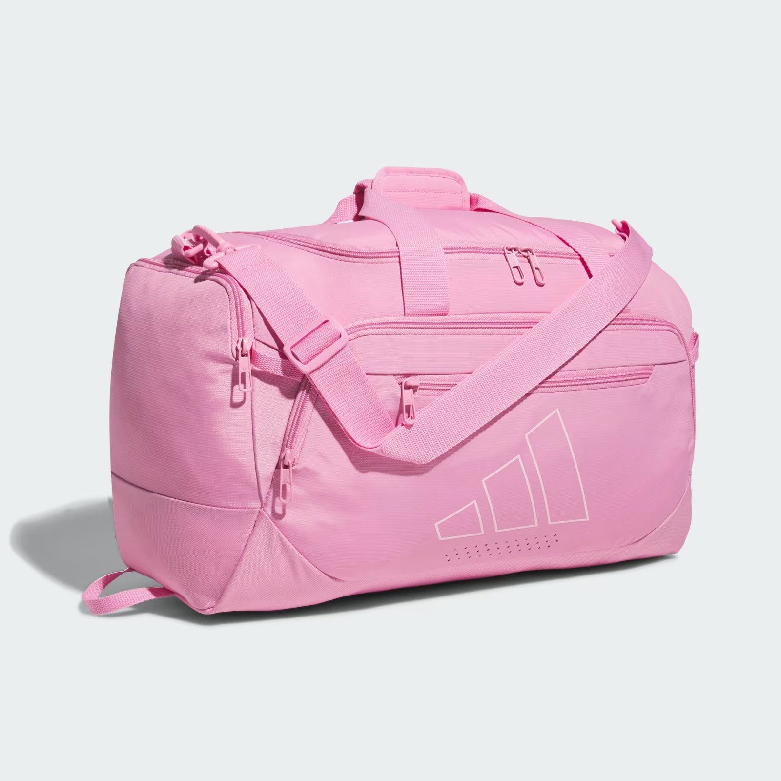 Adidas Defender 5 JL4296 Duffel Bag Men’s OS Clear Pink Shoulder Strap JAX1348