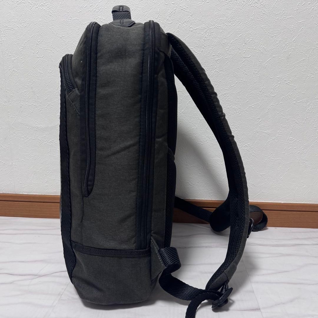 TUMI 232682GT3 Alpha Bravo Davis Backpack Gray Black Nylon Leather Laptop Japan