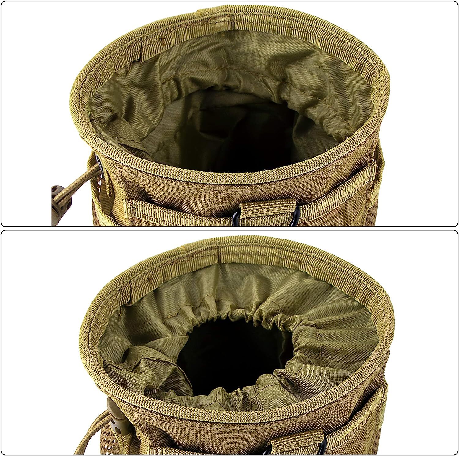 Outdoor Tactical Molle Drawstring Magazine Ammo Pouch Utility Belt Hip Waist Bag