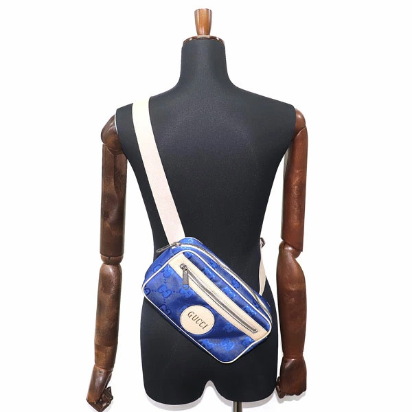 Gucci Off The Grid Belt Bag Blue Crossbody Sling Shoulder Bag