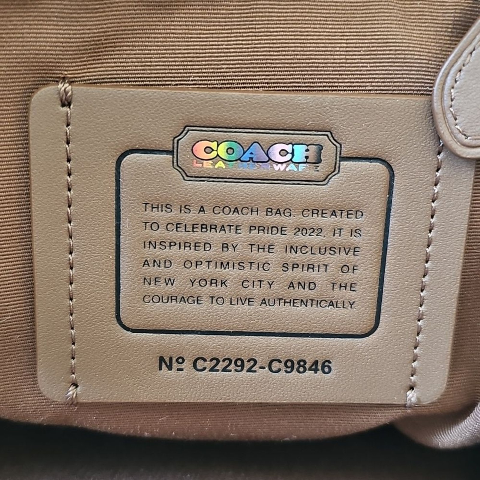 Coach Track Pack In Rainbow Signature Canvas
