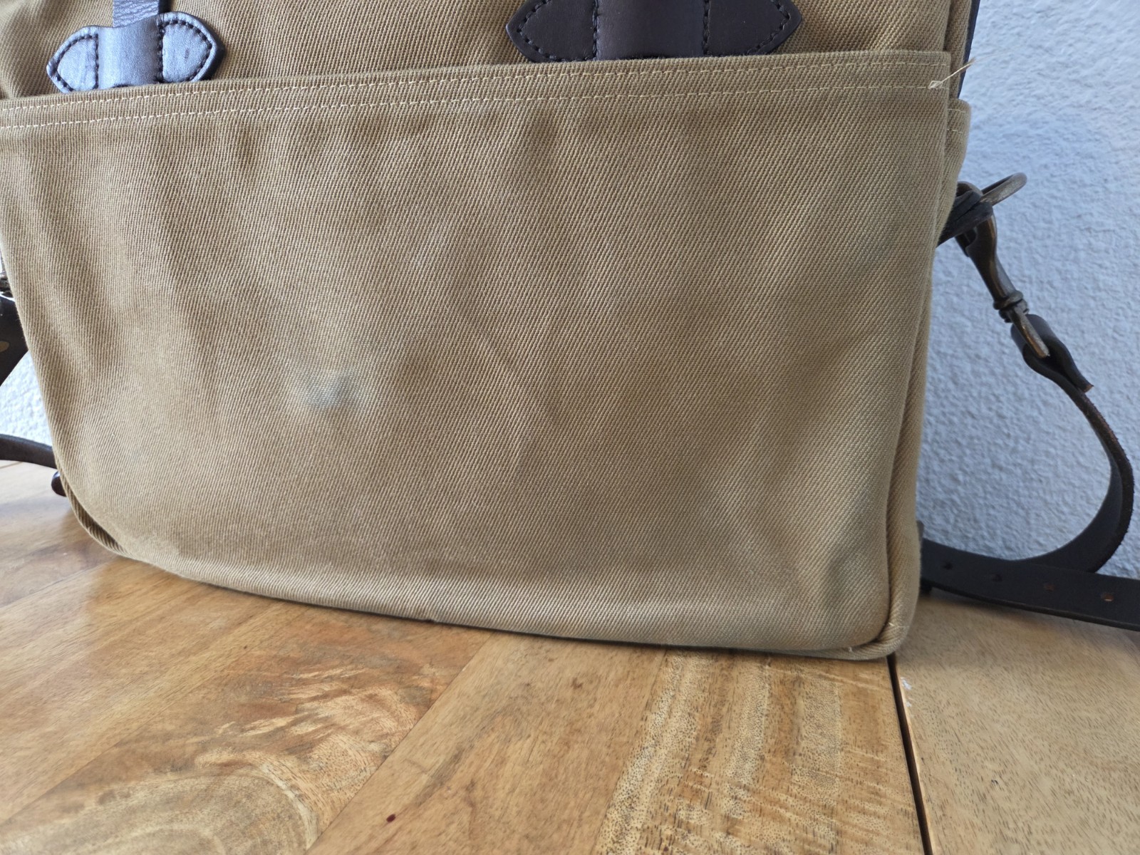 Filson Rugged Twill Original Briefcase | Tan | Made in USA | MSRP $499