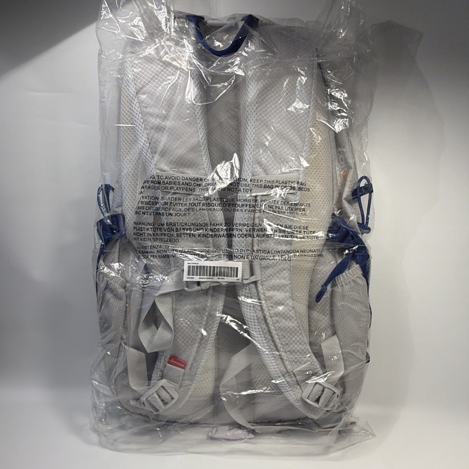 Supreme SS22 Reign 23 Backpack Silver NEW
