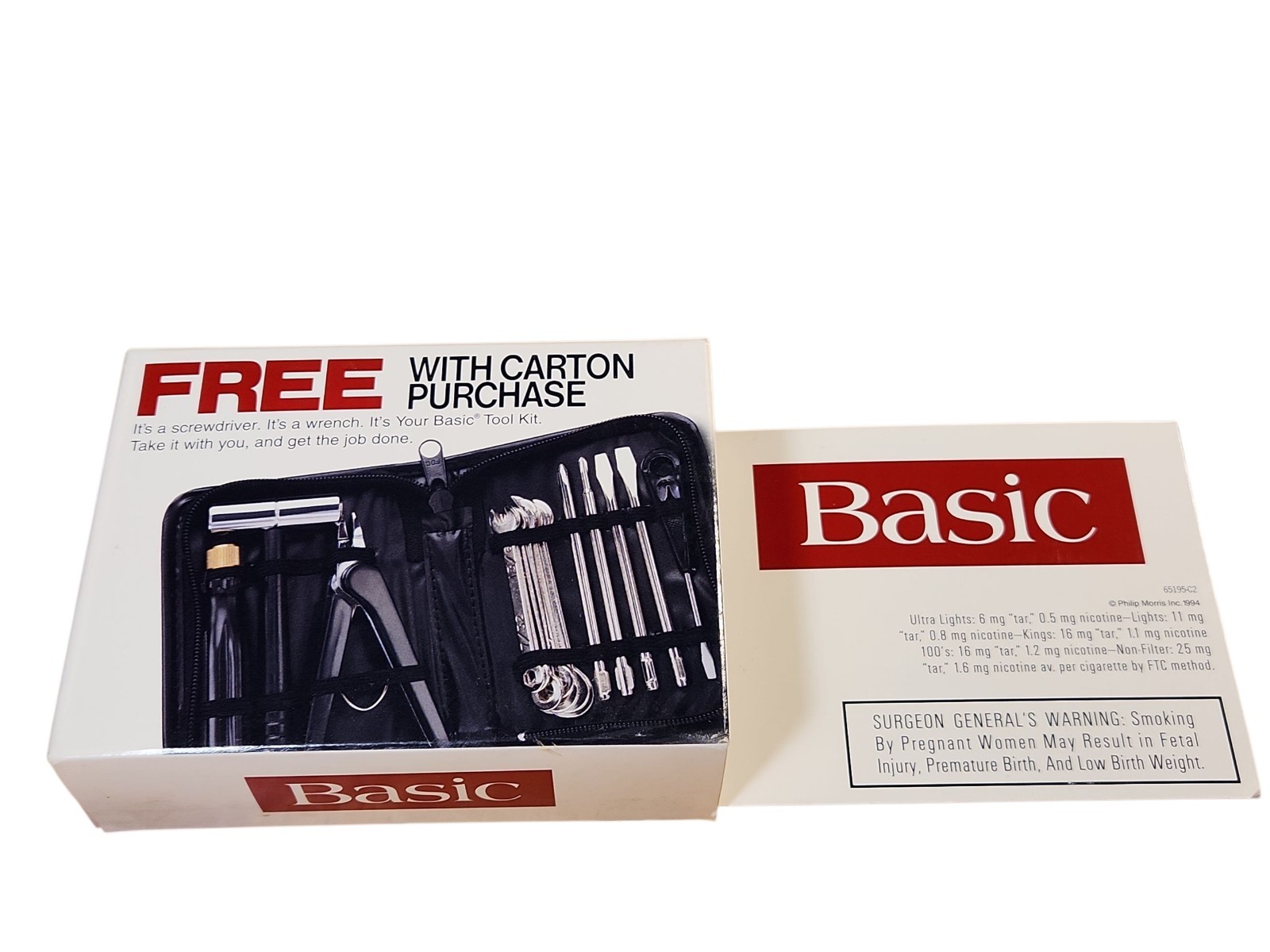 Tote Bag Basic Cigarette & Tool Kit