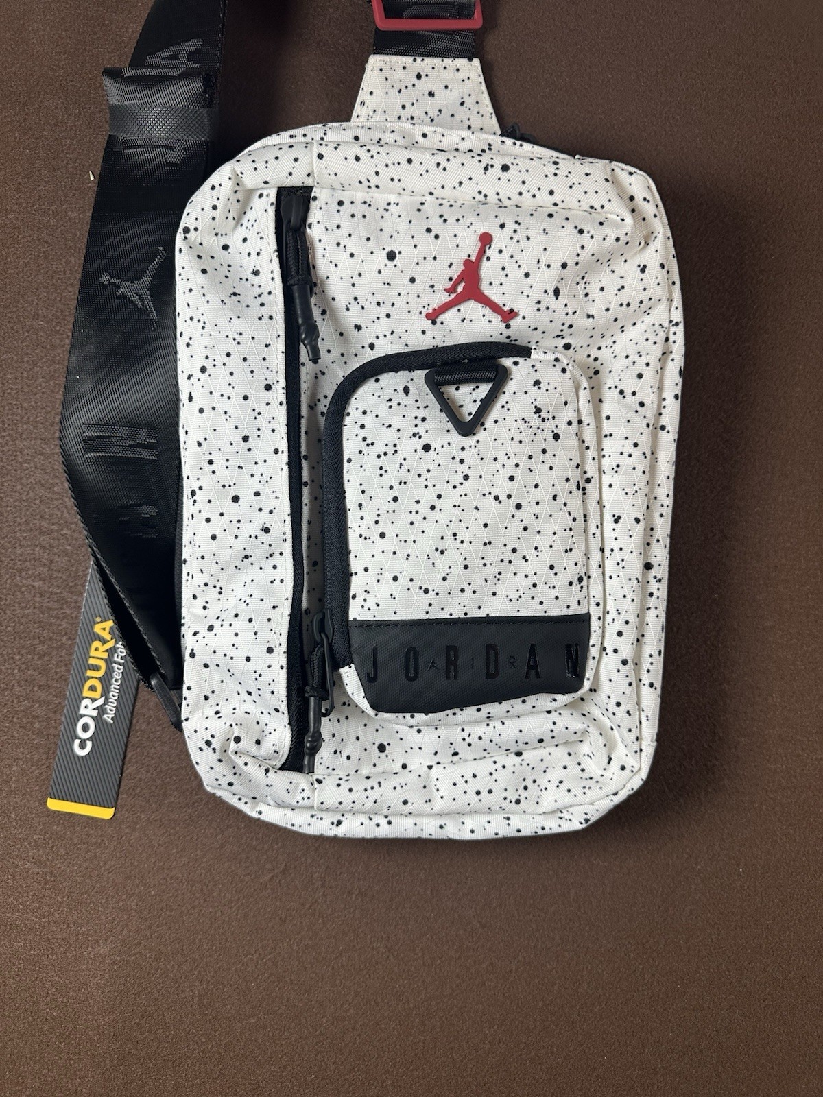 Air Jordan Elephant Print Crossbody Bag Cordura Fabrics MA0957-001 NWT
