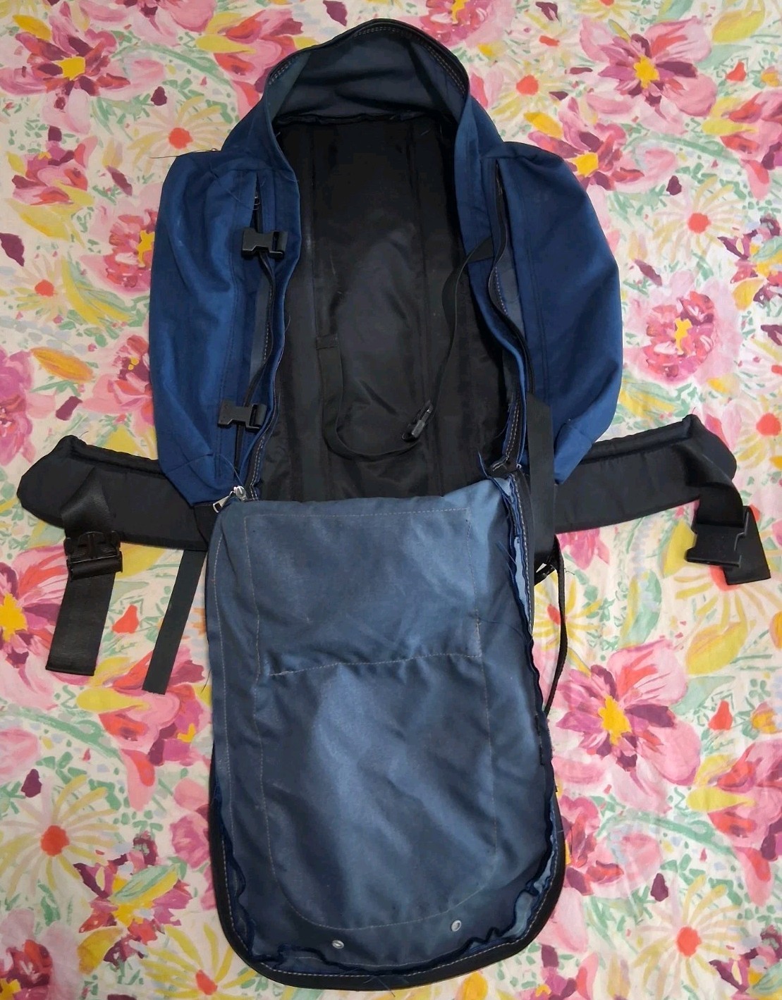 Vintage JanSport Backpack Made USA Hiking Large Outdoor Travel Bag 90s