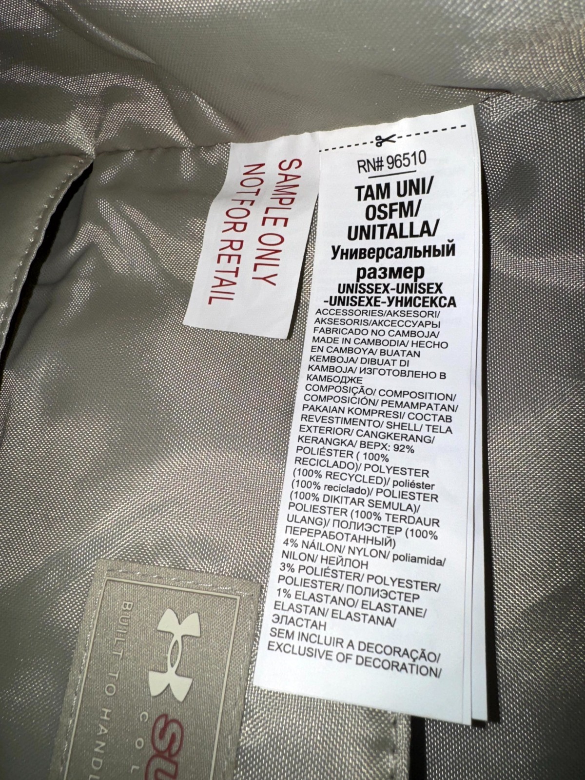 Under Armour UA Summit Backpack 18L Brown Roll Top Water-Repellent Laptop Bag