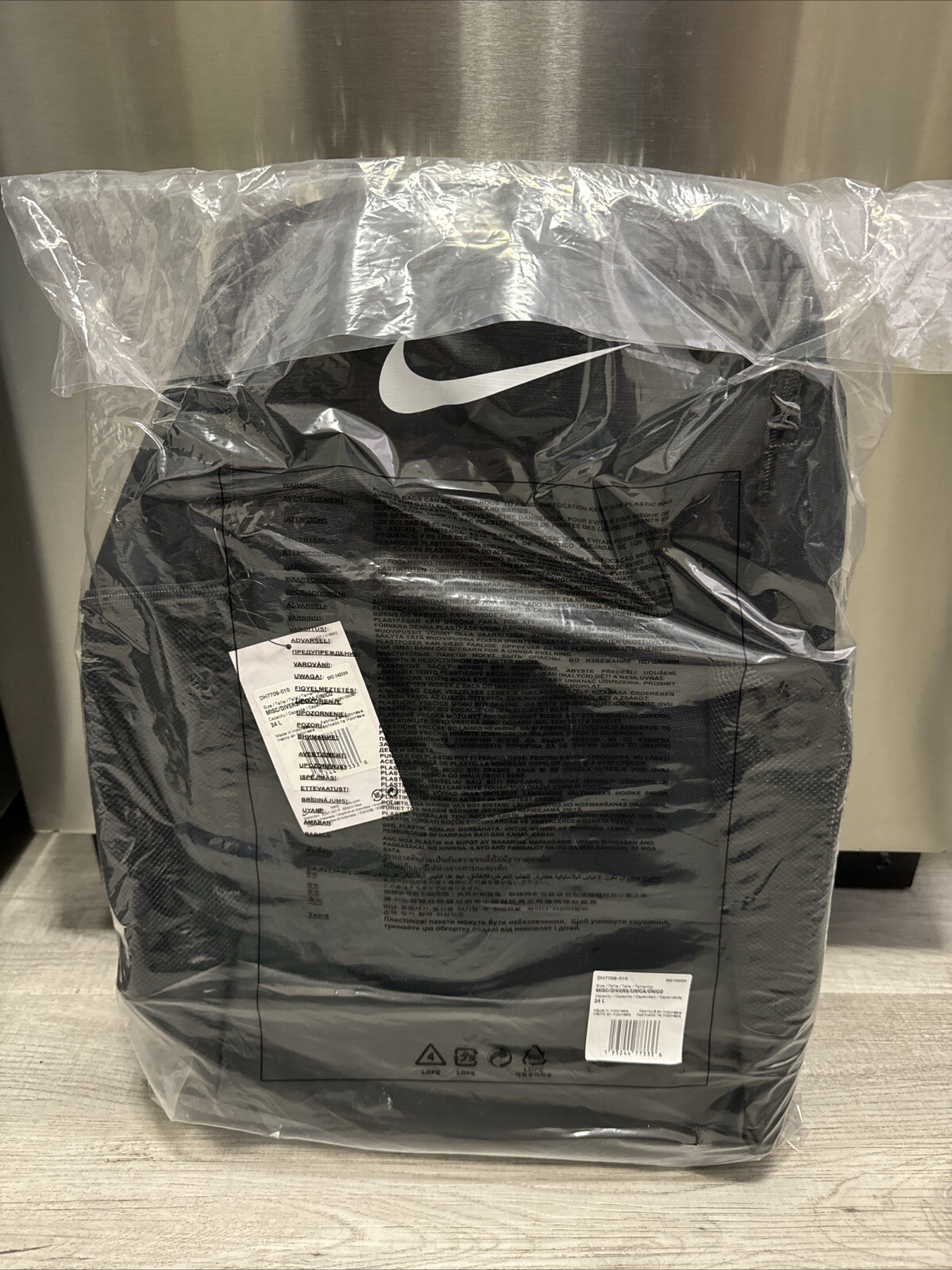 NEW Nike Brasilia 9.5 Backpack Medium Training Sports Backpack Black