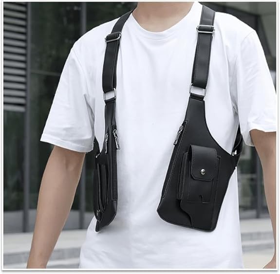 Underarm Anti-Theft Bag, Hidden Shoulder Holster, Double Storage Pouch, Phone Wa