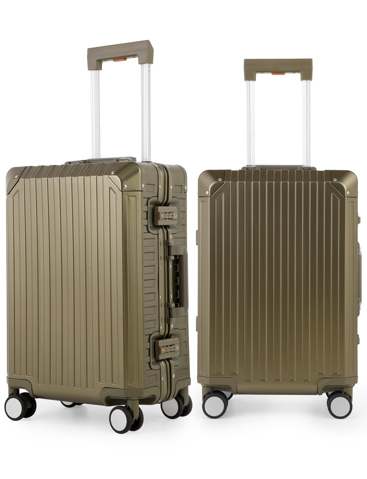 Mvst Luggage Premium All Aluminum Magnesium Carry On 20” Lightweight Metal,S…