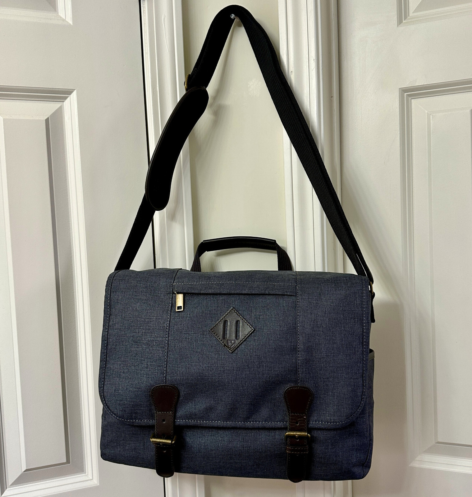 Cremieux Gray Polyester Messenger Bag