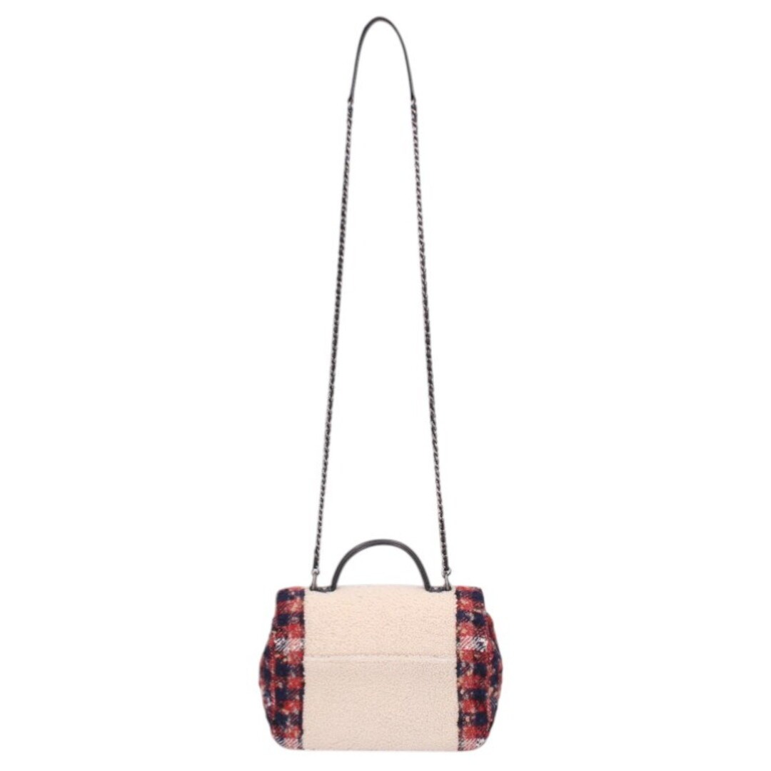 Chanel A57214 Top Handle Tweed Single Flap Shoulder Bag Men’s Used 368c5f3252745