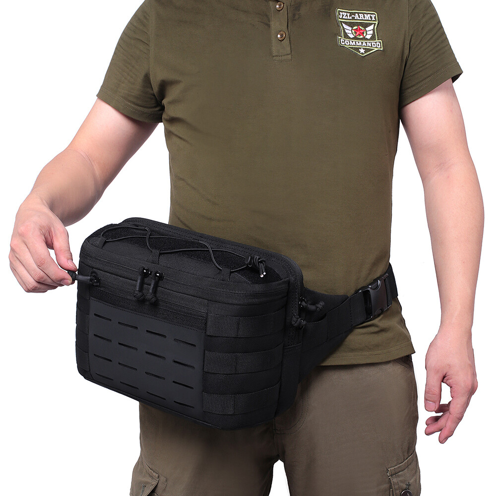 Military Tactical Chest Sling Bag Molle Crossbody Large Mens Shoulder Backpack