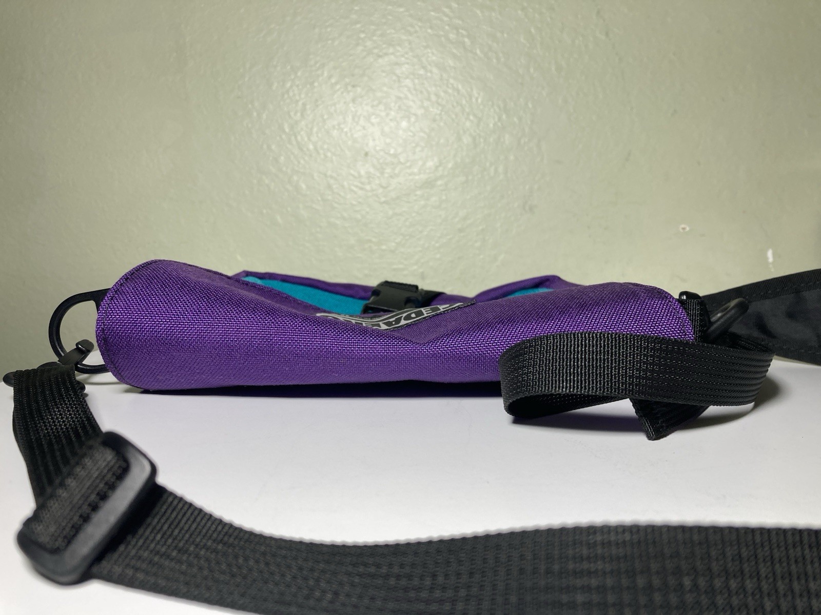 Cedaero The Search Pack Crossbody Bag Purple Teal Cordura Made in USA