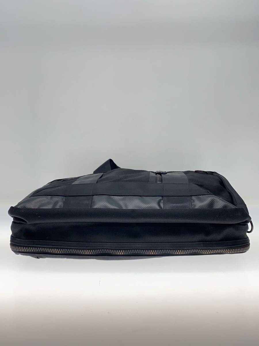 Authentic PORTER Black Leather Briefcase 31cm x 42cm x 8cm Valid Condition