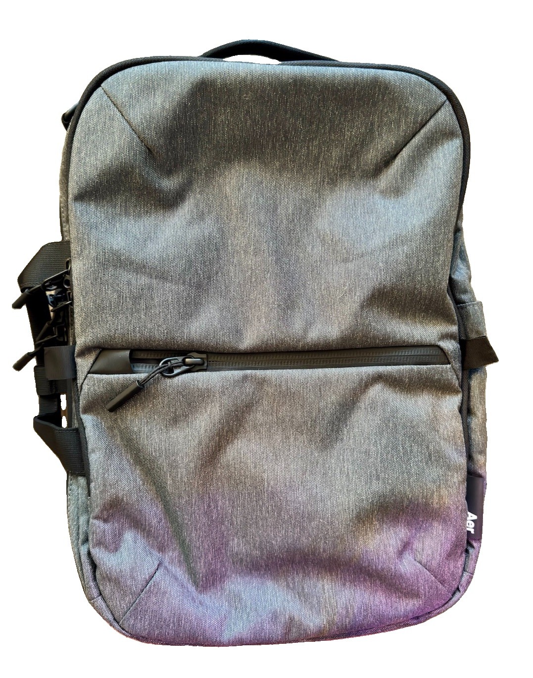 Aer Flight Pack 3 Gray Cordura Nylon 3-Way Backpack Duffel Briefcase Unisex