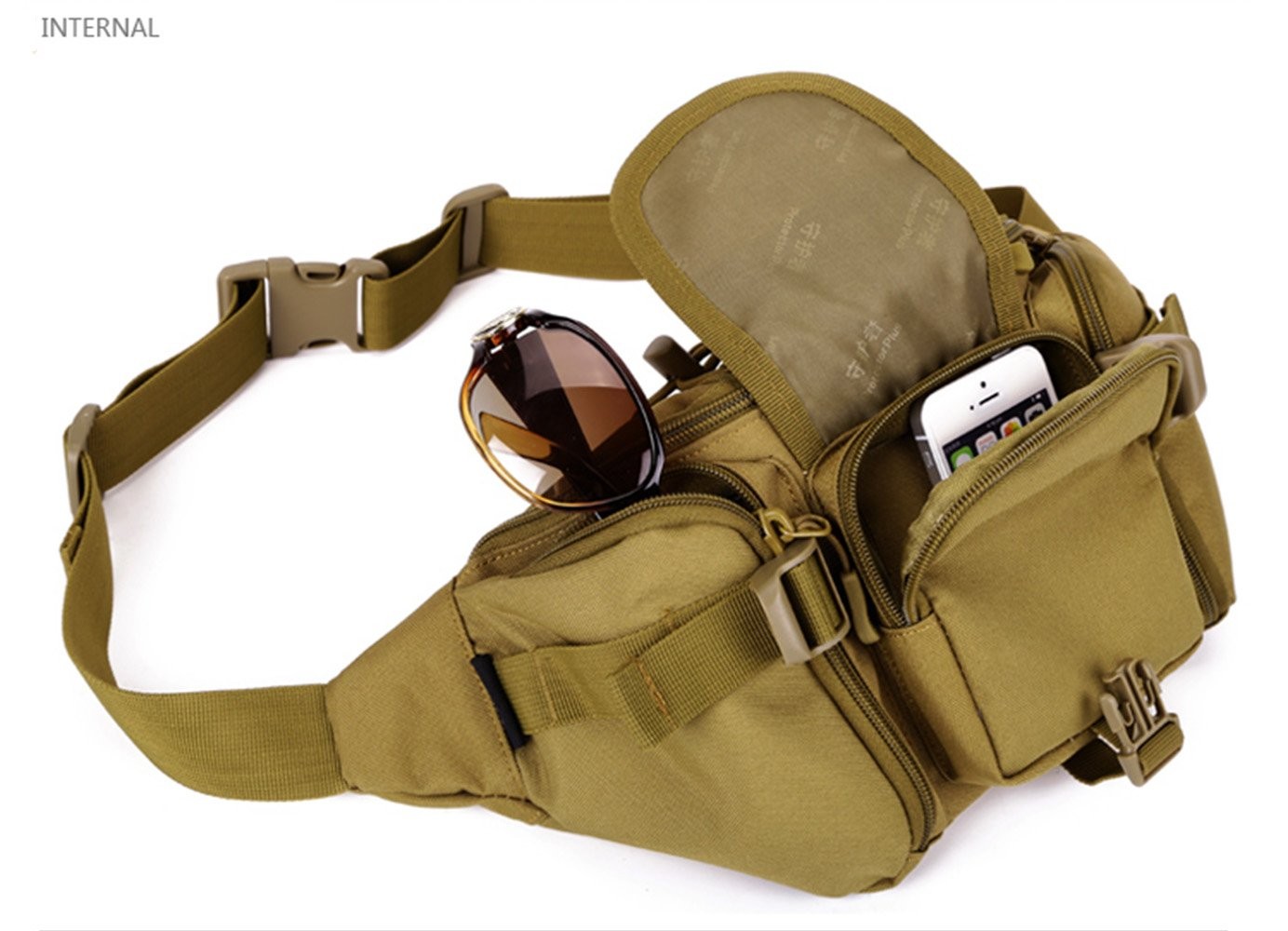 Tactical Waist Pack Military Fanny Pack for Men Outdoor Army Waist Bag Large …