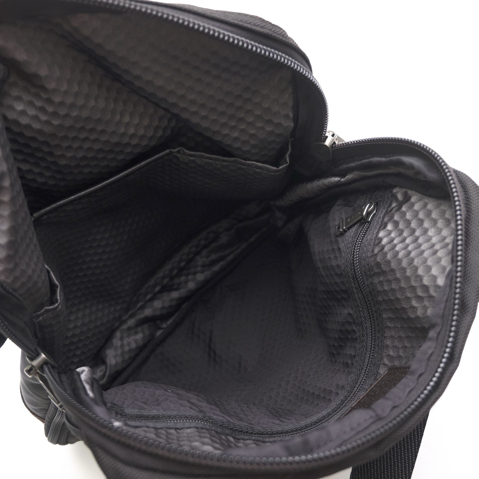 TUMI Men’s Nylon Leather Shoulder Bag Black 222304HK2 Alpha Bravo Annapolis